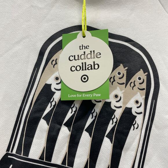 The Cuddle Collab Women's "I Only Travel In Packs" Graphic White Sweatshirt XXL - Picture 3 of 5